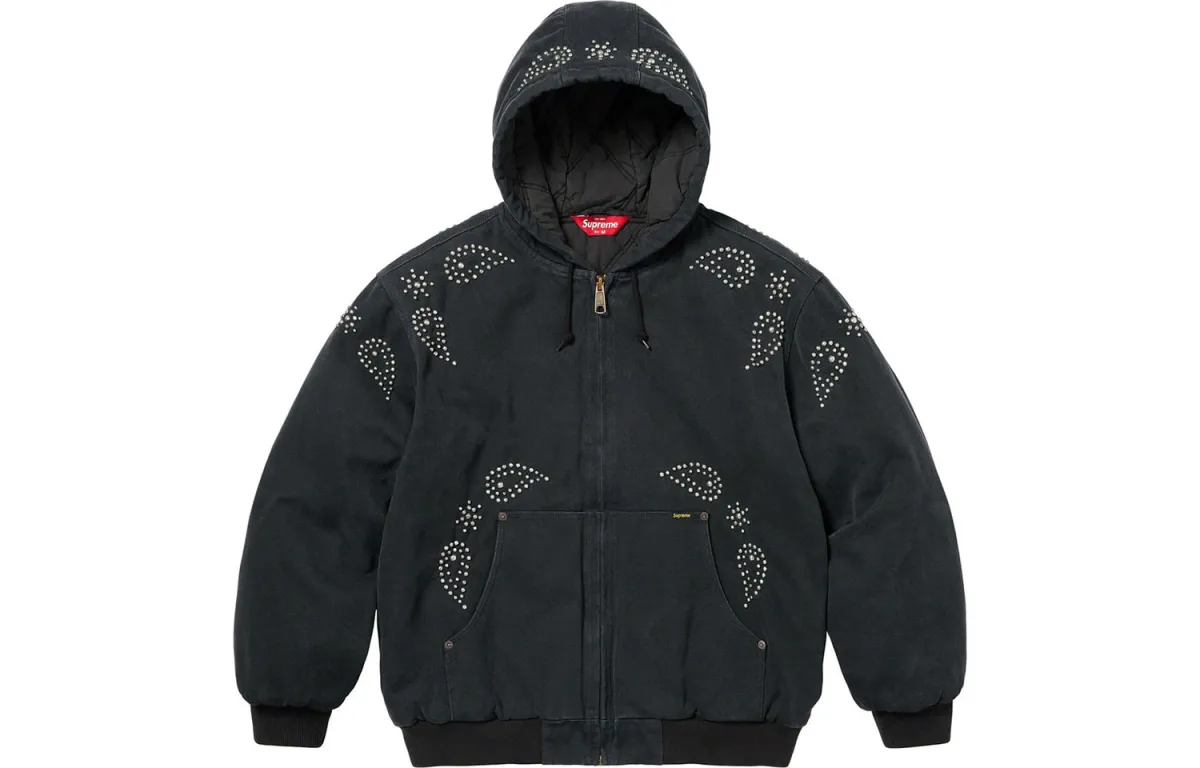 Supreme Paisley Studded Work Jacket