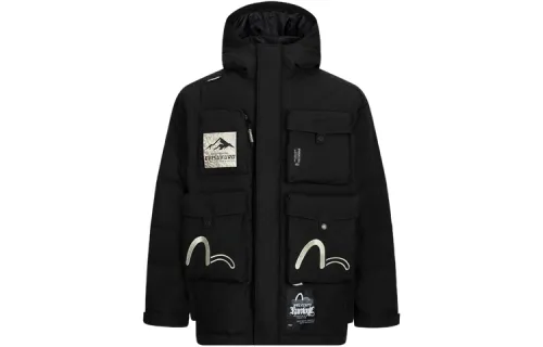 EVISU AW23 Down Jacket Men's Black