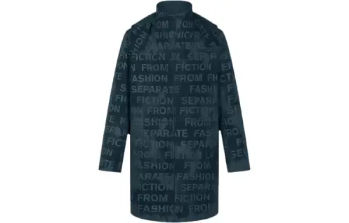 LOUIS VUITTON Trench Coat Men's Blue