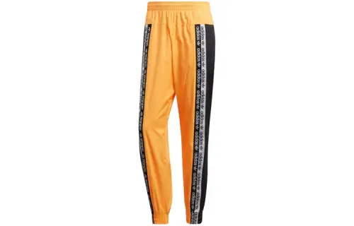 Adidas Originals RYV Knitted Sweatpants Men's Black Yellow Multicolor