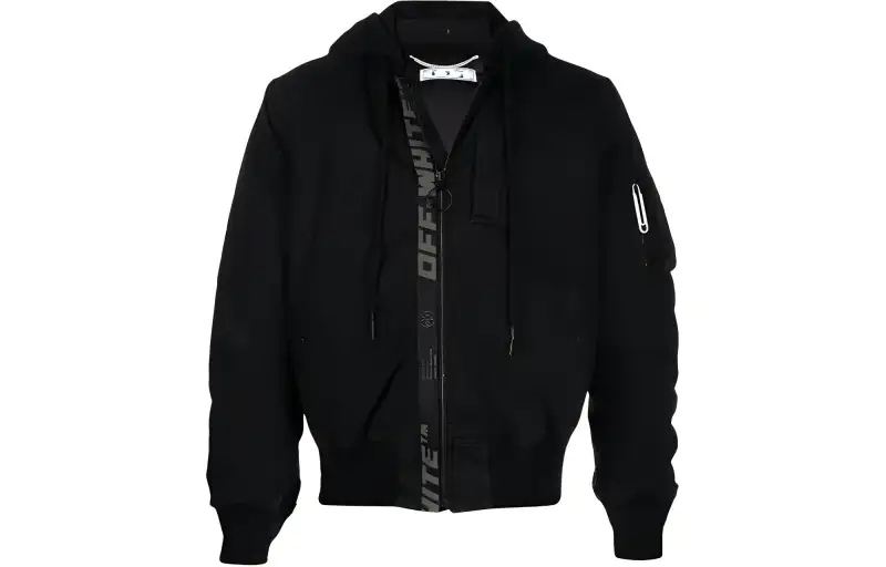 OFF WHITE Vintage Cotton Bomber Jacket