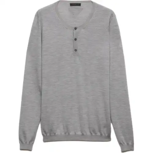 PRADA Cashmere Sweater Men's Gray