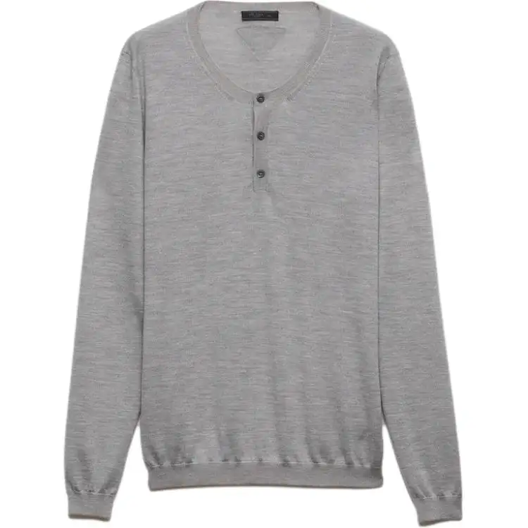 PRADA Cashmere Sweater Men's Gray
