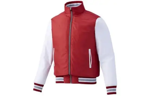 ASICS Jackets Unisex Red Stand Collar Moderate Other