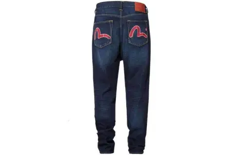 EVISU Tapered Pants Jeans Men's Denim Blue