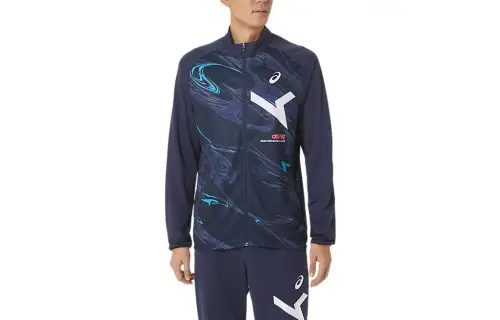 Asics Jackets & Coats Men's Marine Blue