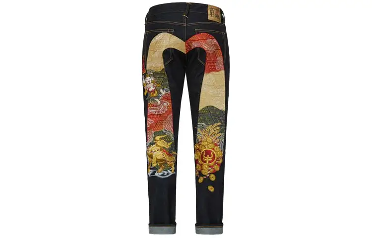 EVISU SS21 Slim Fit Jeans Men's Denim Blue