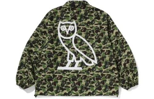 Bape X Ovo Abc Camo Coach Jacket