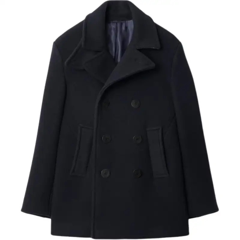 Burberry FW24 Coat Men's Marine Blue