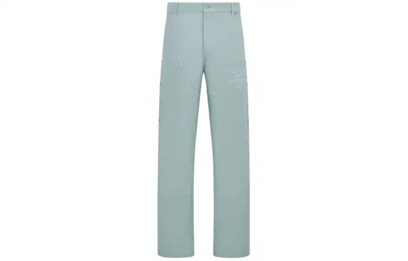 DIOR Jeans Men's Blue Moderate Cargo Pants