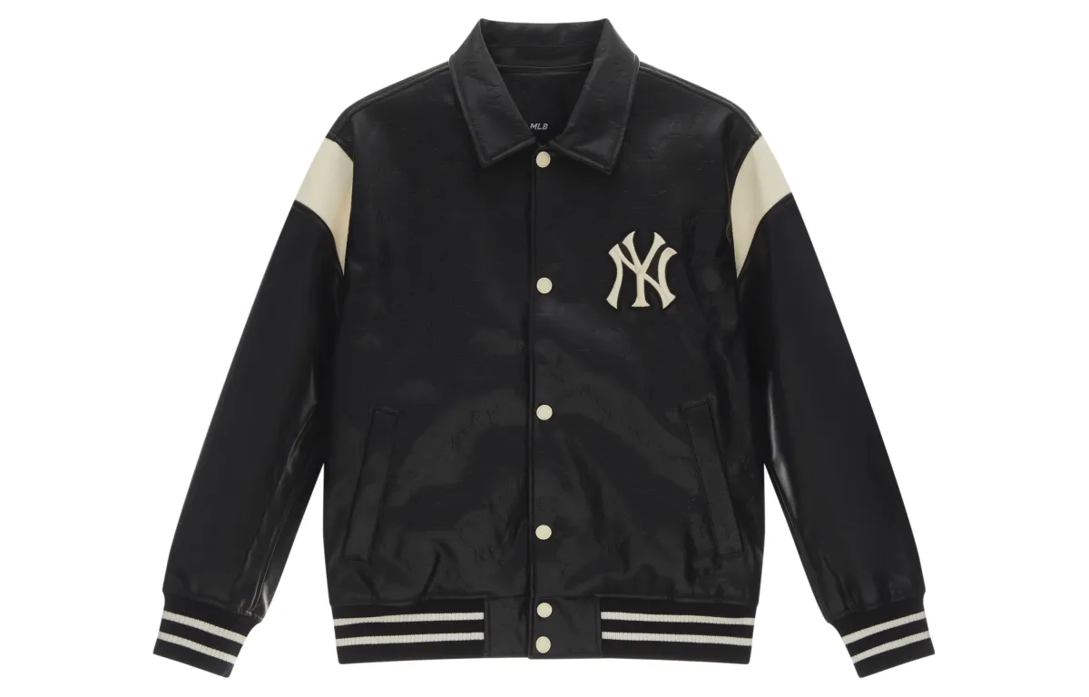 MLB MONOGRAM 24FW Baseball Jacket Unisex Black