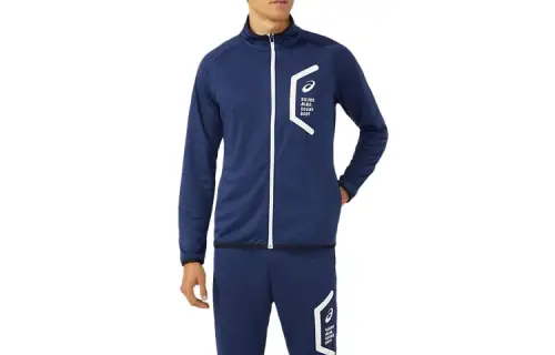 Asics Jackets & Coats Men's Marine Blue