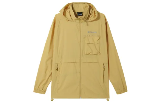 Columbia Waterproof UV Protection Sun Protection Clothing Men's Yellow