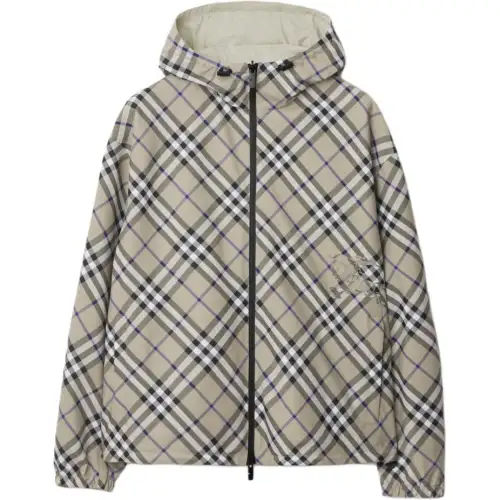 Burberry Equestrian Knight Burberry Check Hooded