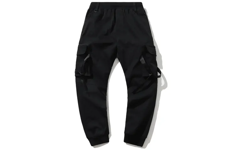 Li Ning Cargo Pants Men's Black Moderate