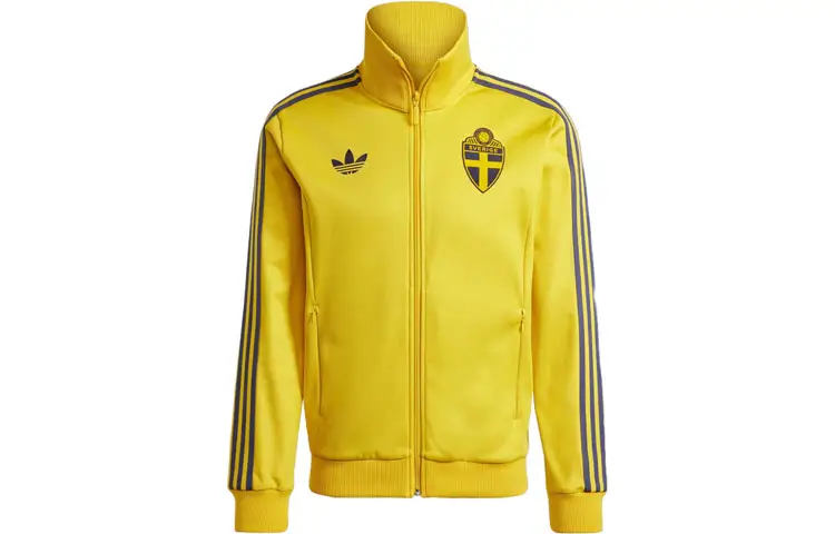 Adidas Originals Sweden Beckenbauer Track Top Jackets & Coats Men's Yellow