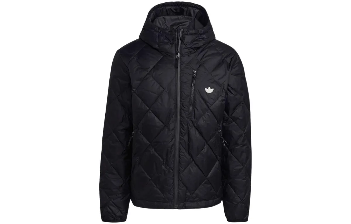 Adidas Originals Down Quilted Puffer Down Jacket Men's Black