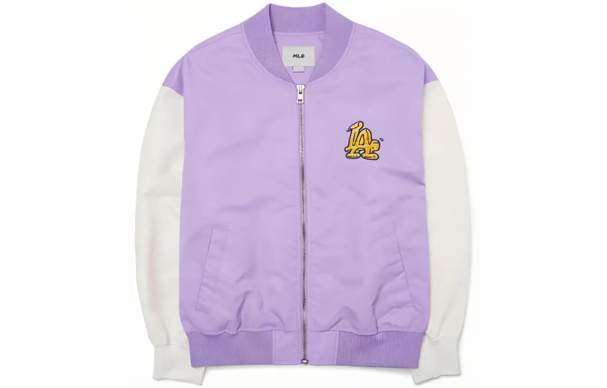 MLB Like Collection Baseball Jacket Men's Purple