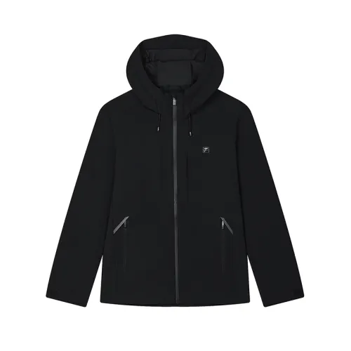 FILA Jackets Men's Jet Black Hooded Non Detachable Moderate Other
