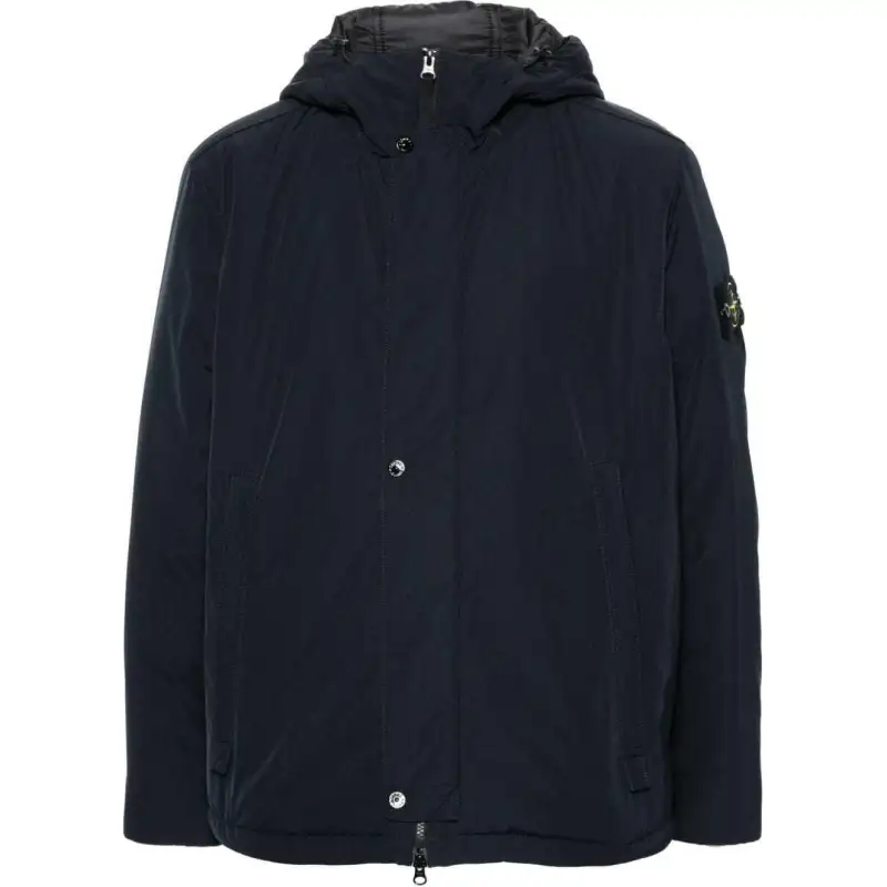 STONE ISLAND Funnel Neck Hooded Jacket