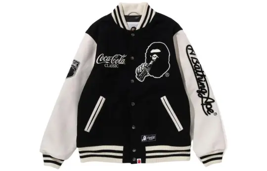 Bape X Coca Cola Varsity Jacket
