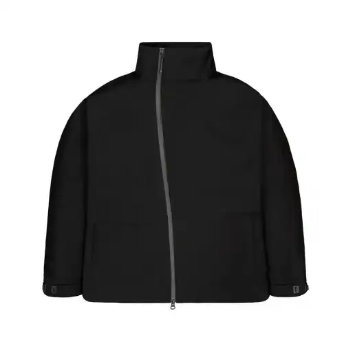 New Balance Jackets Men's Black Stand Collar Moderate Other
