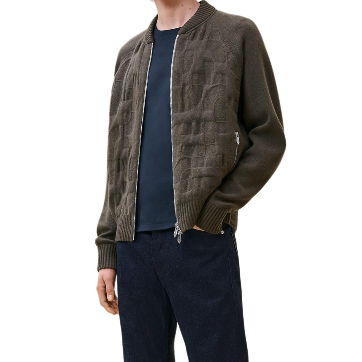 HERMES FW24 Jackets & Coats Men's Basalt Color
