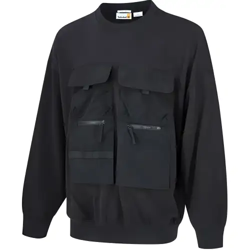 Timberland EDIA UTILITY CREW NECK Sweatshirt Unisex Black