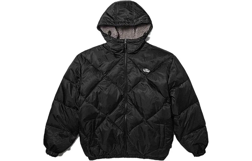 Vans Jackets Unisex Black Hooded (Non-detachable) Moderate Straight Fit