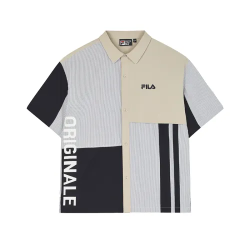 FILA ORIGINALE Shirt Men's Shallow Beach Medium Khaki