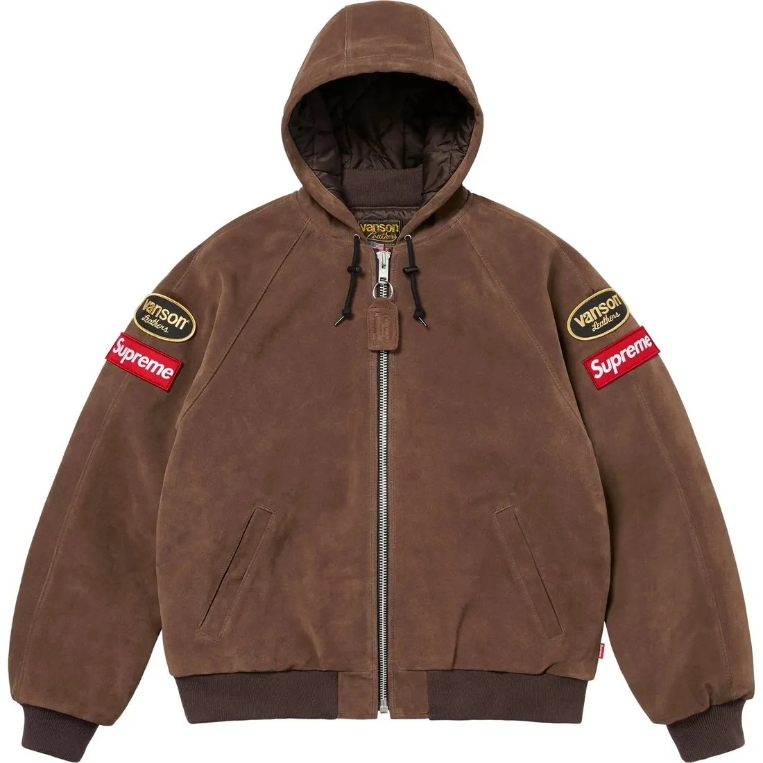 Supreme Vanson Leathers Hooded Work Jacket