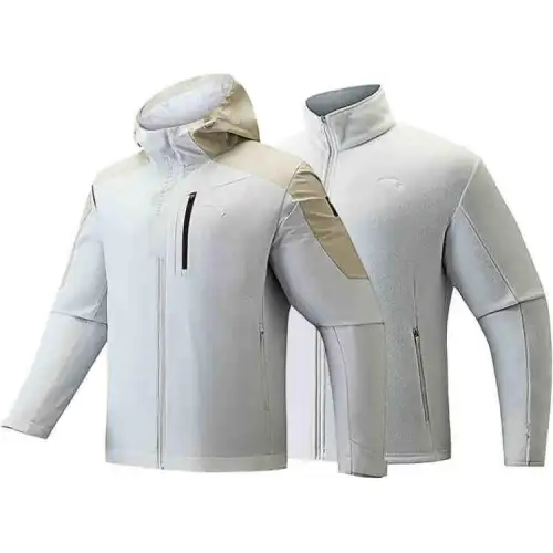 Anta Waterproof And Warm Windbreaker Jacket Men's Pearl Pink Gray/Azure Phoenix Gray