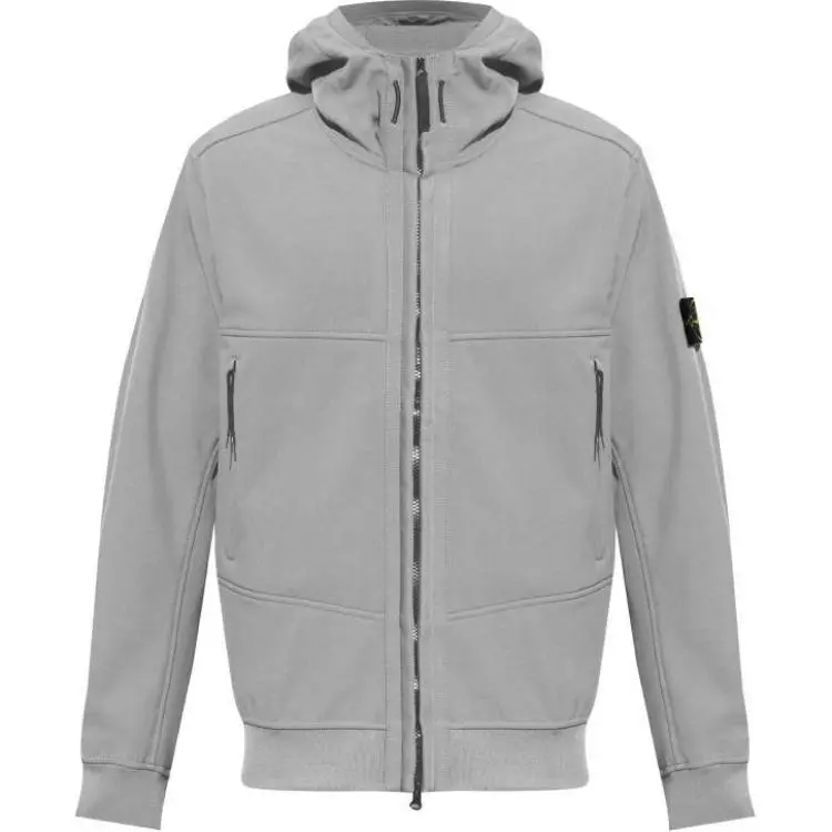 STONE ISLAND Zip Up Hooded Jacket
