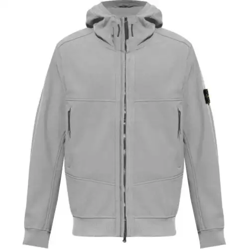 STONE ISLAND Zip Up Hooded Jacket