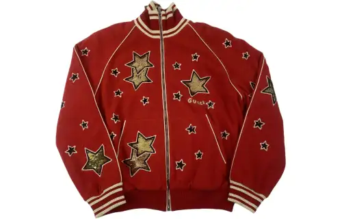 GUCCI Baseball Jacket Men's Red