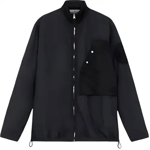 STONE ISLAND Logo Detailed High Neck Jacket