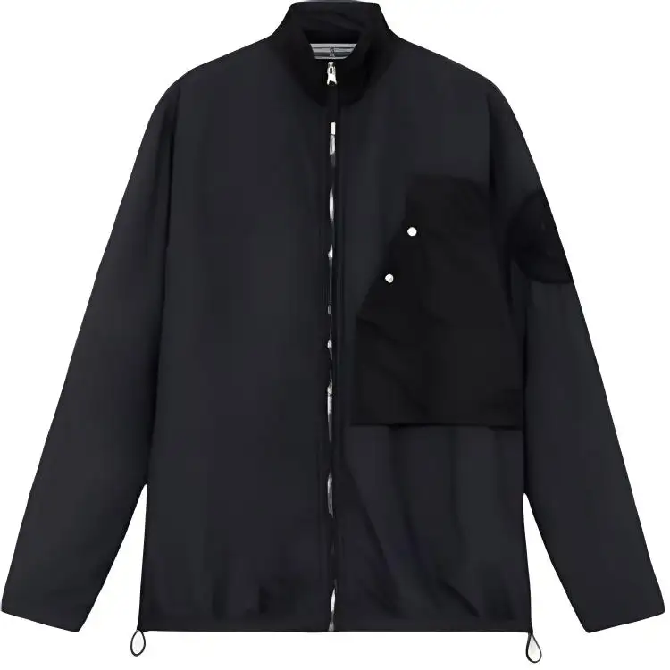 STONE ISLAND Logo Detailed High Neck Jacket