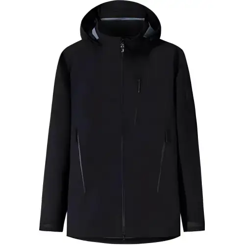 Anta Waterproof And Windproof Windbreaker Jacket Men's Basic Black