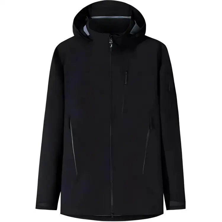 Anta Waterproof And Windproof Windbreaker Jacket Men's Basic Black