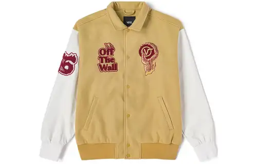 Vans Baseball Jacket Unisex Tan