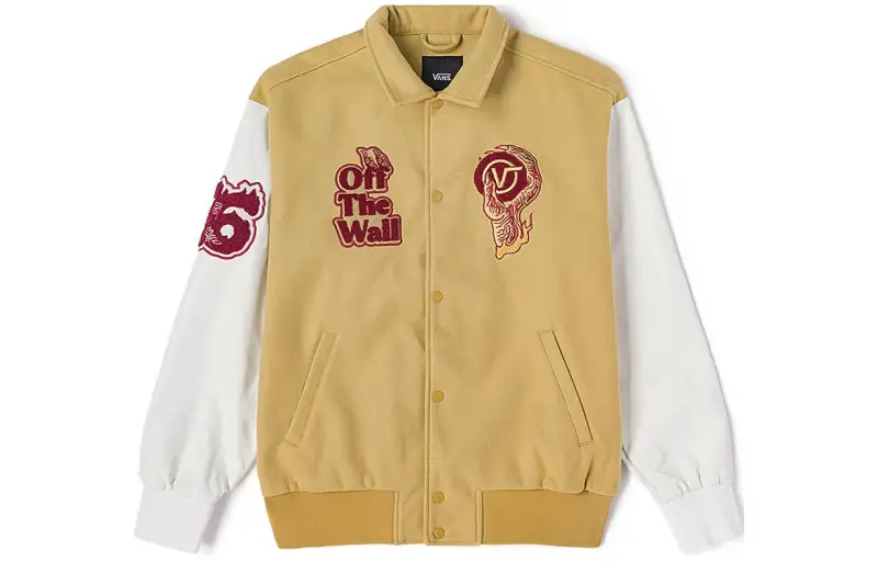 Vans Baseball Jacket Unisex Tan