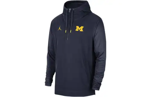 Jordan Jackets Men's Marine Blue Hooded Moderate Other