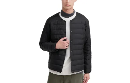 UNIQLO Down Jacket Men's Classic Black
