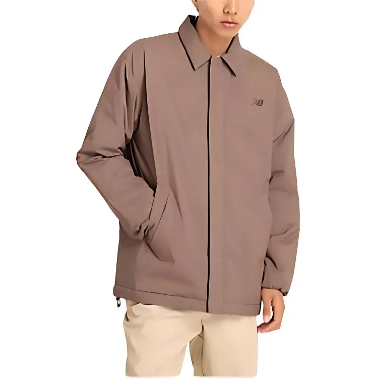 New Balance Coaches Jacket Jackets & Coats Men's Dark Color Mushroom