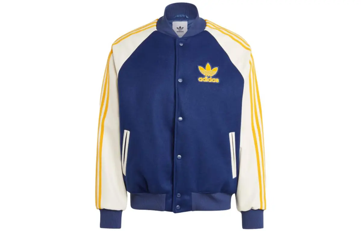 Adidas Originals Baseball Jacket Men's Blue