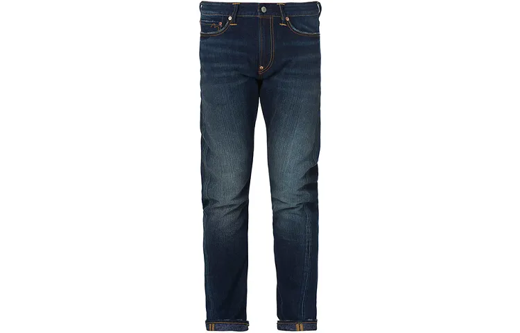 EVISU Slim Fit Pants Jeans Men's Denim Blue