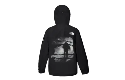 THE NORTH FACE Outdoor Hiking Waterproof And Windproof Windbreaker Jacket Unisex Black