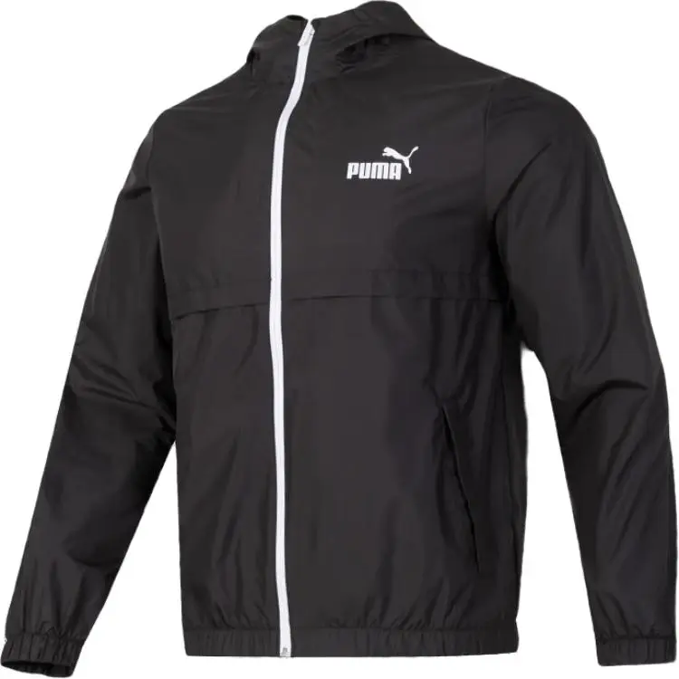 PUMA Jackets Men's Black Hooded (Non-detachable) Moderate Other