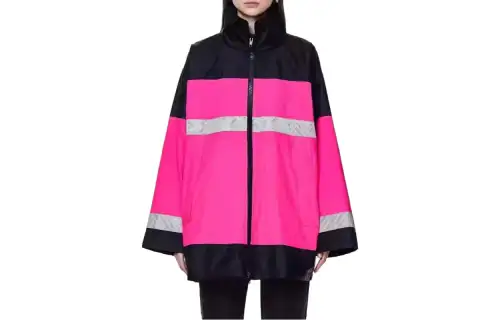 Vetements Jackets Women's Multicolor Baseball Collar Moderate