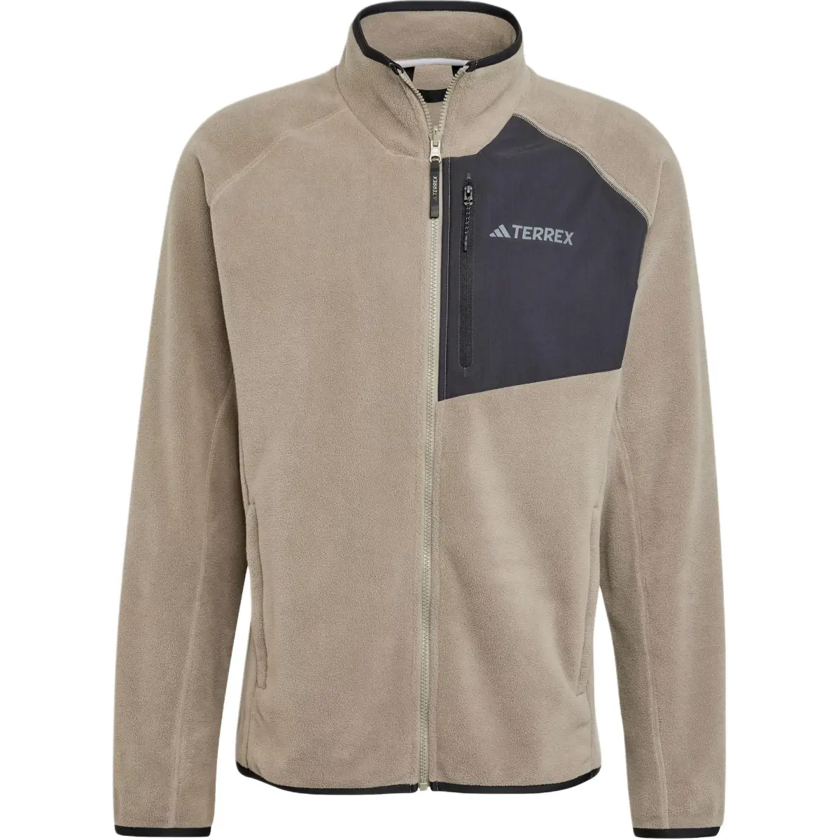Adidas Terre MULTI FLEECE JACKET Velvet feel Coat Men's Earth Umber